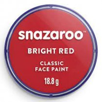 Snazaroo Classic Face Paint - bright red