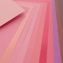 A4 180gsm Paper Pad 24 Sheets - Shades Of Pink