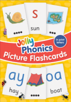 Jolly Phonics Picture Flash Cards In Print Letters