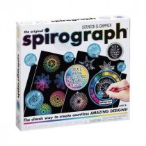 The Original Spirograph Scratch And Shimmer Set
