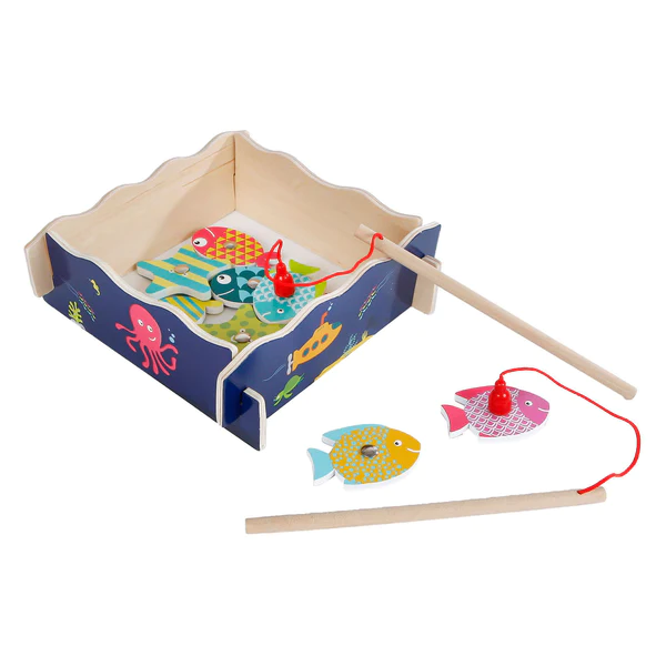 Wooden Magnetic Fishing Game