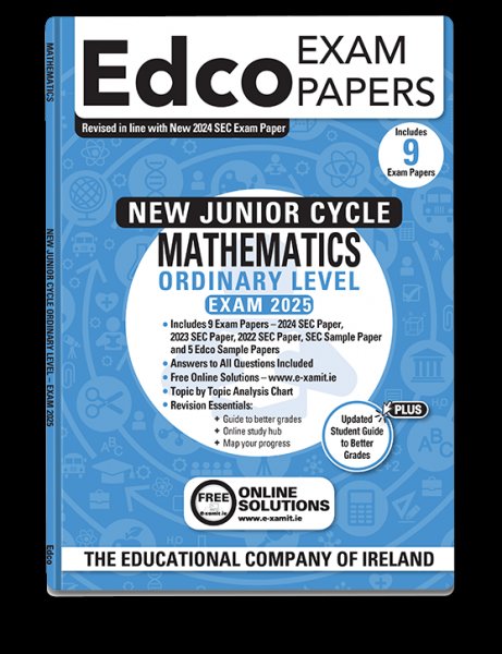 Junior Cycle - 2025 - Maths - Ordinary Level - Exam Papers