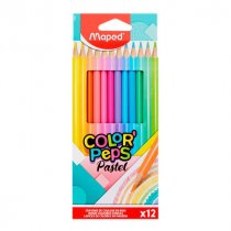Color'peps Pkt.12 Colouring Pencils - Pastel