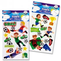 Crafty Bitz 3d Foam Stickers - Soccer Fun 2 Asst