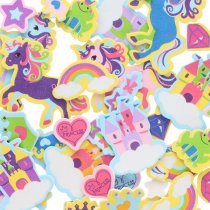 Crafty Bitz Squishy Foam Stickers - Unicorns