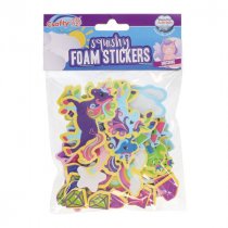 Crafty Bitz Squishy Foam Stickers - Unicorns