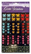 Icon Craft Self Adhesive Butterfly Gem Stones