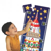 The Learning Journey 123 Rocket Ship- Long & Tall Puzzle 50pce