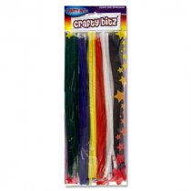 Pkt.42 12" Pipe Cleaners Stems - Vivid Chenille
