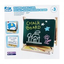 DOUBLE SIDED CHALK & WHITE BOARD