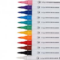 Icon Pkt.12 Dual Tipped Artistic Brush Markers