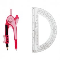 Fiskars Compass & Protractor Set