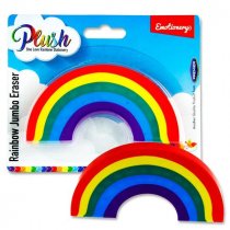 Rainbow Plush Jumbo Eraser - Rainbow