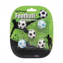 Card 5 Football Novelty Erasers