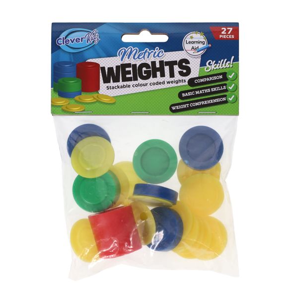 Clever Kidz 27Pcs Metric Weights