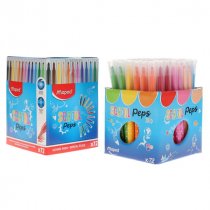 Maped 72Pce School'peps Colouring Markers