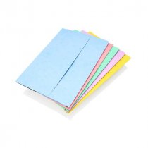 Premto Pastel Pkt.5 Extra Durable Cardboard Document Wallets - 5 Asst