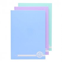 Premto Pastel A4 160pg Hardcover Notebook 3 colours