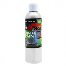 300ml Metallic Poster Paint - Silver