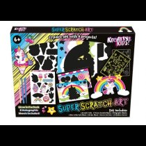 Kreative Kids! Super Scratch Art Glow in the Dark