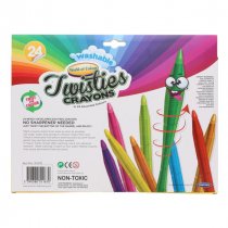 World of Colour Pkt.24 Twisties Crayons