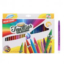 World of Colour Pkt.24 Twisties Crayons