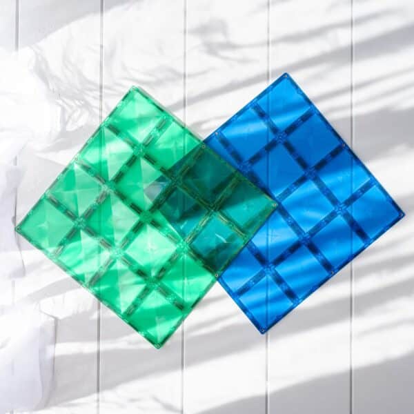 Rainbow Blue & Green Base Plate 2 pc LARGE 1ft X 1ft Each