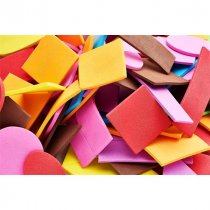 Crafty Bitz 100g Bag Assorted Foam Shapes