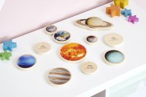 Wooden solar system discs – Pk11