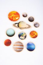 Wooden solar system discs – Pk11