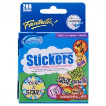 Clever Kidz Roll 200 Stickers - Reward