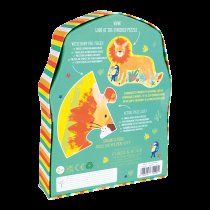 Floss & Rock 12 Piece Shaped Jigsaw in Shaped Box - Lion