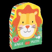 Floss & Rock 12 Piece Shaped Jigsaw in Shaped Box - Lion