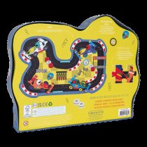 Floss & Rock 80 Piece Shaped Jigsaw in Shaped Box - Cars