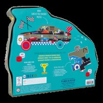 Floss & Rock 40 Piece Shaped Jigsaw in Shaped Box - Cars