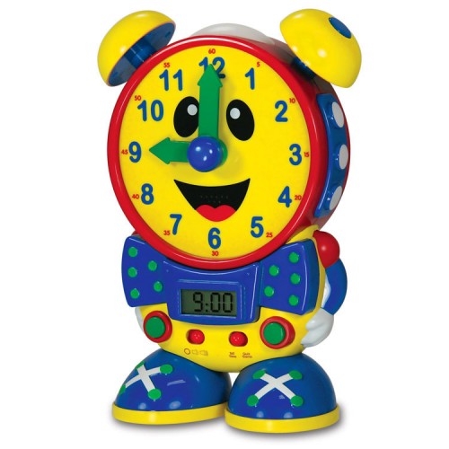 Telly the Teaching Time Clock – Primary Colors