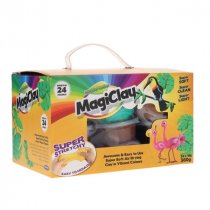 World of Colour 24 x15g Super Stretchy MagiClay Tubs