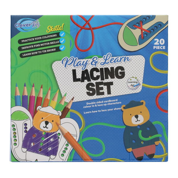 Clever Kidz Play & Learn Lacing Set