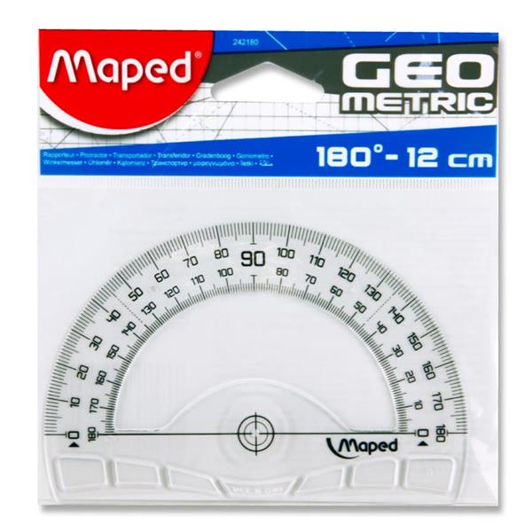 Maped Geometric 12cm/180' Protractor