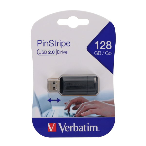 Verbatim Pinstripe Usb Drive 128gb