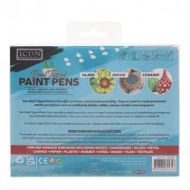 ICON Dual Tipped Acrylic Paint Pens 12pk