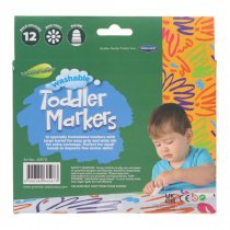 World of Colour Washable Toddler Markers 12pk