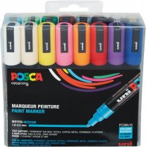 POSCA PC-5M Standard Colours medium x16