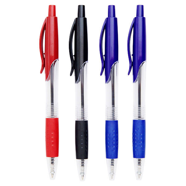 ProScribeCard 4 Asst Retractable Ballpens