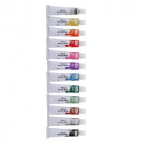 Icon Pkt.12 12ml Metallic Acrylic Paint Tubes