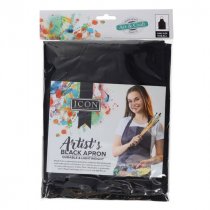 Icon Artist's Black Apron