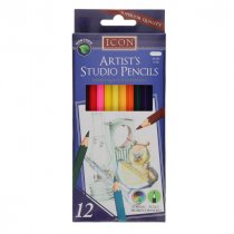 Icon Pkt.12 Artists Studio Colour Pencils