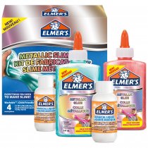 Elmer’s Metallic Slime Kit with Metallic PVA Glue - 4 Piece Set