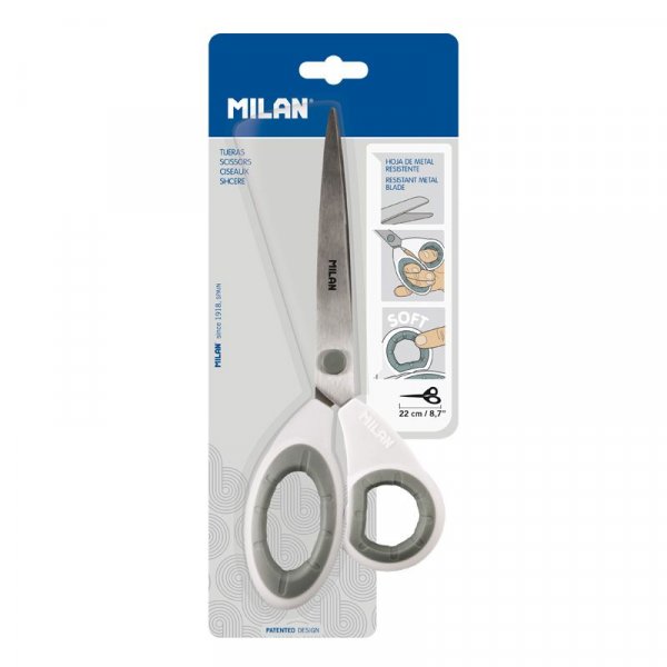 MILAN 22CM SCISSORS WHITE