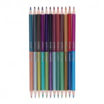 World of Colour Pkt.12 Double Headed Colour Pencils